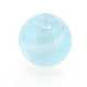 Luster kraal, rond, lichtblauw, 14 mm (3 st.)