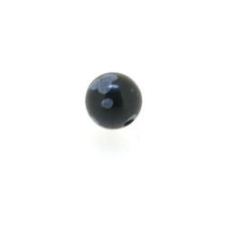 Snowflake Obsidian kraal rond 6 mm (10 st.)