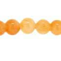 Gekleurd steen kraal, rond, koraal, 5 mm (streng)
