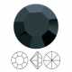 Preciosa, puntplaksteen, Mc Chaton Optima, SS22, Jet, Gold Foiled, 5 mm rond (1 st.)