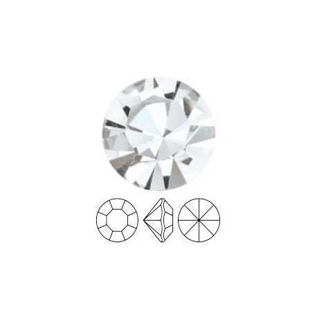 Puntplaksteen, resin, strass, crystal, SS38, 8 mm (1 st.)