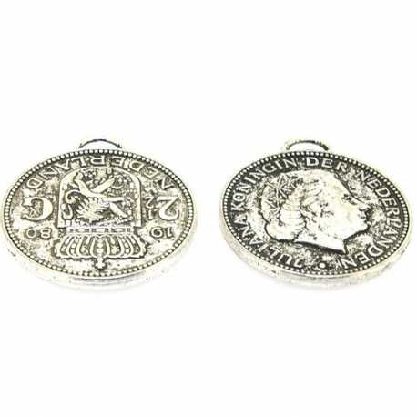 Metaal, bedel, rijksdaalder, 1980, zilver, 33 mm (3 st.)