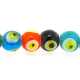 Glaskraal, rond, Turks oog, mix, 10 mm (streng)