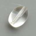 Glaskraal, ovaal, transparant, 12 mm (streng)