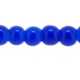 Glaskraal, rond, blauw, 5 mm (streng)