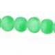 Glaskraal, rond, groen, mat, 4 mm (streng)