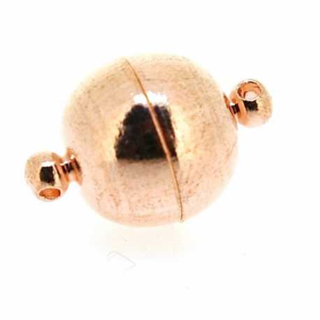 Magneetslot, roségoud, 12 mm (3 st.)