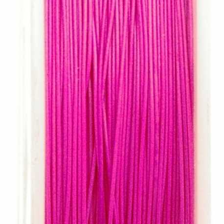 Staaldraad roze 0.6mm (100 meter)