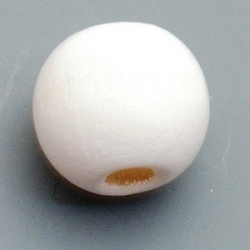 Houten kraal, rond, naturel, 10 mm (10 st.)