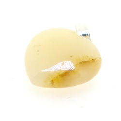 Halfedelsteen hanger hart 22 mm (1 st.)