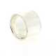 Ring, sterling zilver, breed, maat 17 (1 st.)