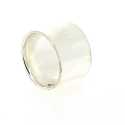 Ring, sterling zilver, breed, maat 17 (1 st.)