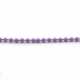 Ballchain met slotje, lila, 3 mm (69 cm.)