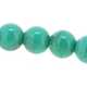 Gekleurd Halfedelsteen kraal, rond, zeegroen, 6 mm (streng)