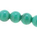 Gekleurd Halfedelsteen kraal, rond, zeegroen, 6 mm (streng)
