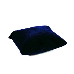 Sieradenkussentje, velours, donkerblauw, 12 x 9 cm (1 st.)