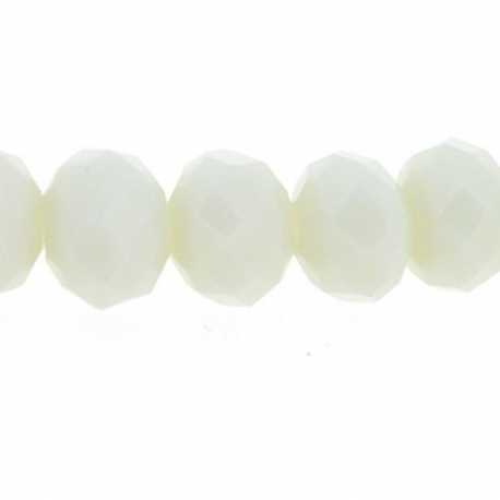 Facetkraal, donut, mintgroen, 4 x 6 mm (streng)