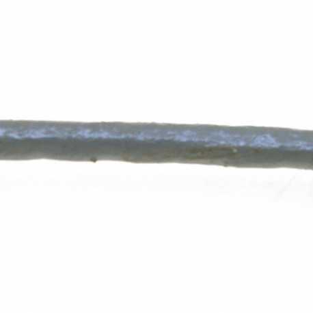 Natuurleer, rond, lichtgrijs, 2 mm (1 meter)