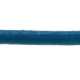 Natuurleer, rond, petrol, 3 mm (1 meter)