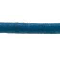 Natuurleer, rond, petrol, 3 mm (1 meter)