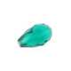 Glaskraal, druppel met facetten, emerald, AB, 16 x 10 mm (10 st.)