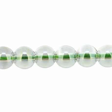 Luster kraal, rond, groen, 4 mm (20 st.)
