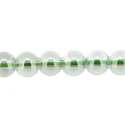 Luster kraal, rond, groen, 6 mm (10 st.)