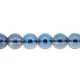 Luster kraal, rond, blauw, 10 mm (10 st.)