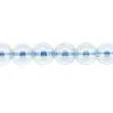 Luster kraal, rond, ijsblauw, 10 mm (10 st.)