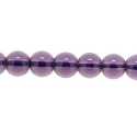 Glaskraal, rond, amethyst, 4 mm (20 st.)