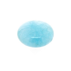 Blue Sponge Quartz, kraal, rond, plat, 12 mm (5 st.)