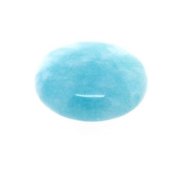 Blue Sponge Quartz, kraal, rond, plat, 14 mm (3 st.)