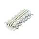 Magneetslot, zilver, 6-ogen, 33 x 14 mm (3 st.)