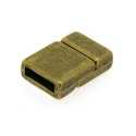 Magneetslot, antique goud, 20 x 14 mm (2 st.)
