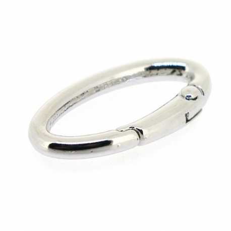 Metaal, clip, zilver, 31 x 16 mm (3 st.)
