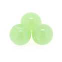 Glas, kraal, rond, lichtgroen, 8 mm (20 st.)