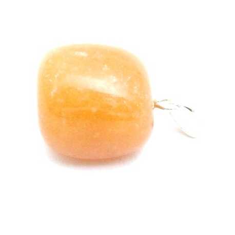 Halfedelsteen hanger blokje 19 x 15 mm (1 st.)