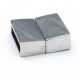 Magneetslot, DQ, zilver, 18 x 16 mm, binnenmaat 13 x 3 mm (2 st.)