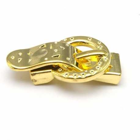 Magneetslot, goud, 38 x 22 mm, binnenmaat 10 x 2 mm (1 st.)