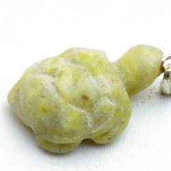 Halfedelsteen hanger Jade (1 st.)