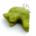 Halfedelsteen hanger Jade (1 st)
