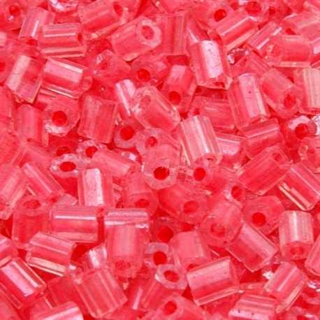 Rocailles, koraal, ca. 3 x 2 mm (50 gr.)