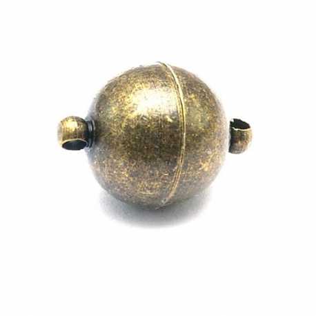 Magneetslot, DQ, antique goud, 18 mm (3 st.)