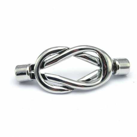 Magneetslot, DQ, zilver, 44 x 18 mm, binnenmaat 5 mm (1 st.)