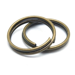 Ring split antique goud 10 mm (10 gram)