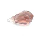 Glaskraal, druppel met facetten, aubergine, 20x10 mm (5 st.)