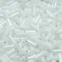 Rocailles, wit, AB, ca. 4 mm (50 gr.)