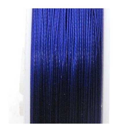 Staaldraad donkerblauw 0.6mm (100 meter)