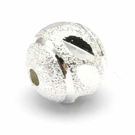 Metaal kraal, rond, zilver, 10 mm (10 st.)