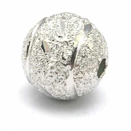 Metaal kraal, rond, antique zilver, 10 mm (10 st.)